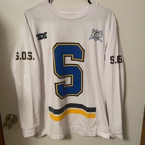 Official SZA Tour Top Dawg Entertainment S.O.S. Hockey Jersey Unisex SZ M